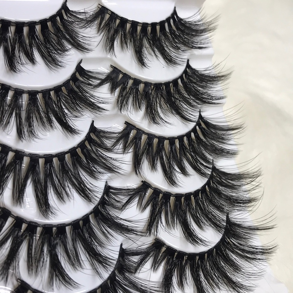 3D mink lashes full effect. 5 pair each set